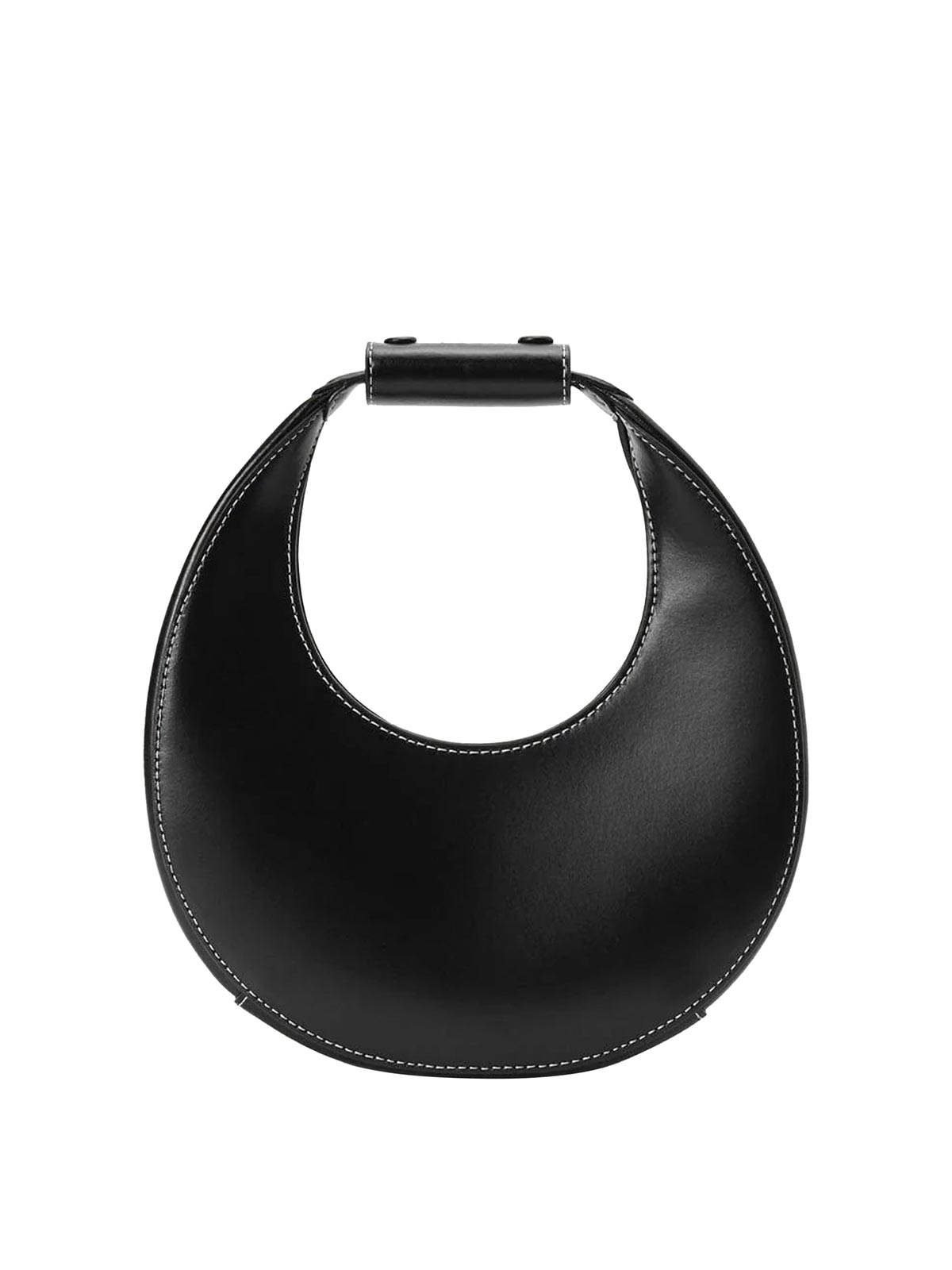 Staud Moon Black Mini Bag In Black