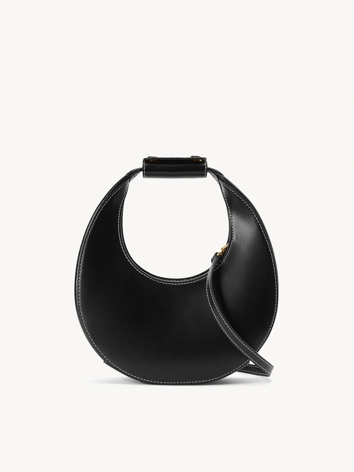 Staud Moon Black Mini Bag In Black