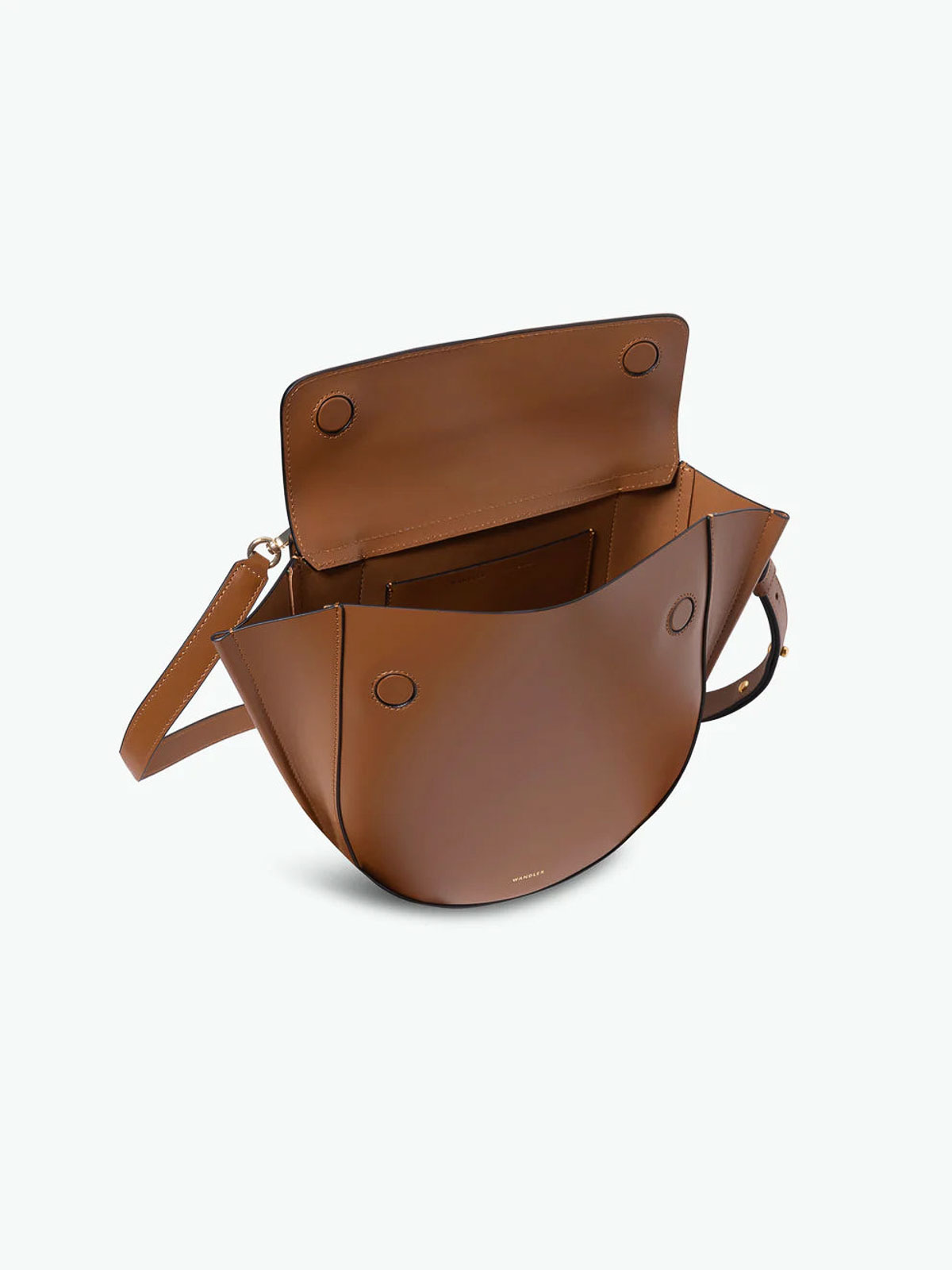 Wandler Hortenia Medium Saddle In Brown