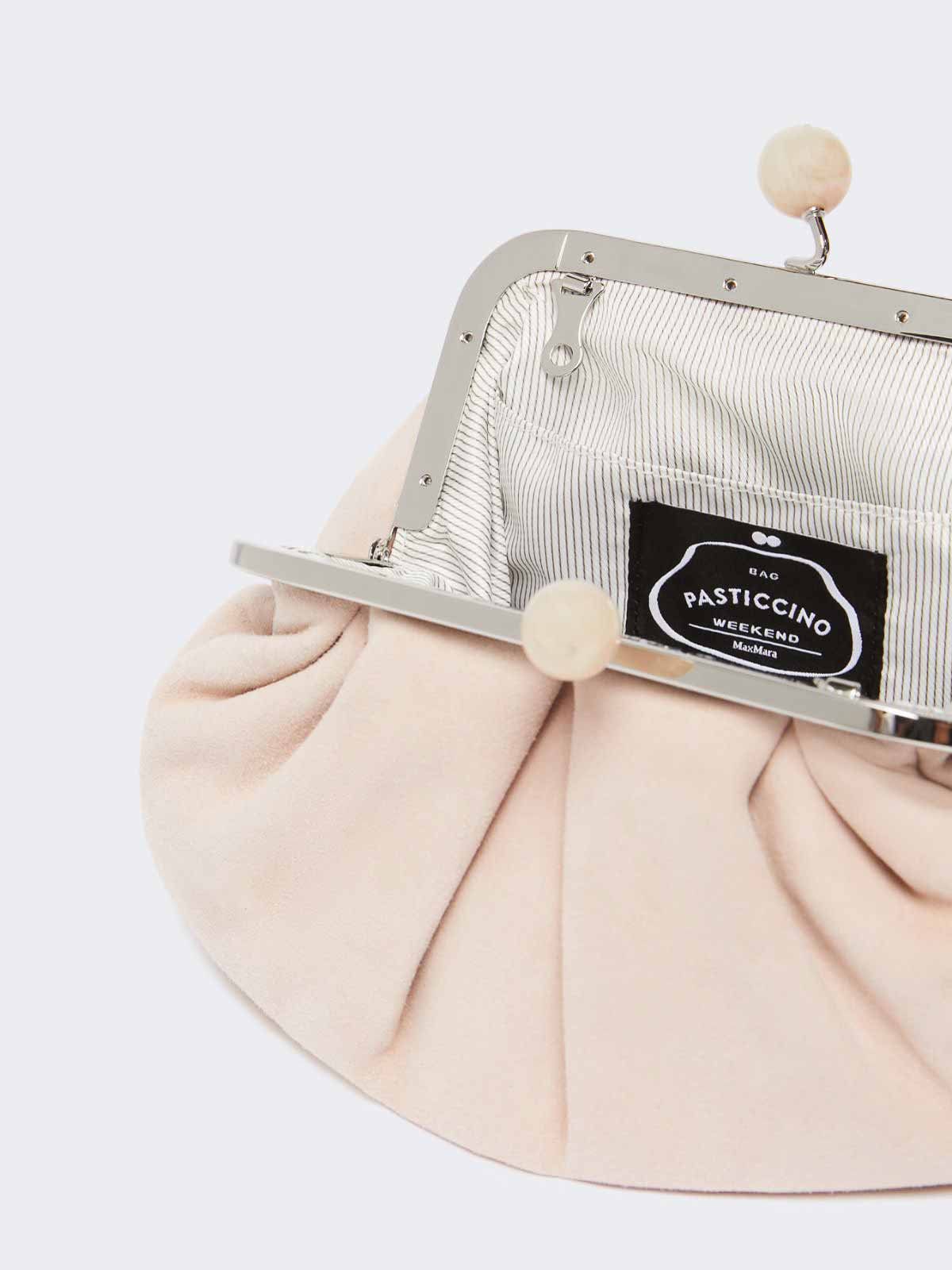 Weekend Max Mara Small Pasticcino Shoulder Bag In Pink