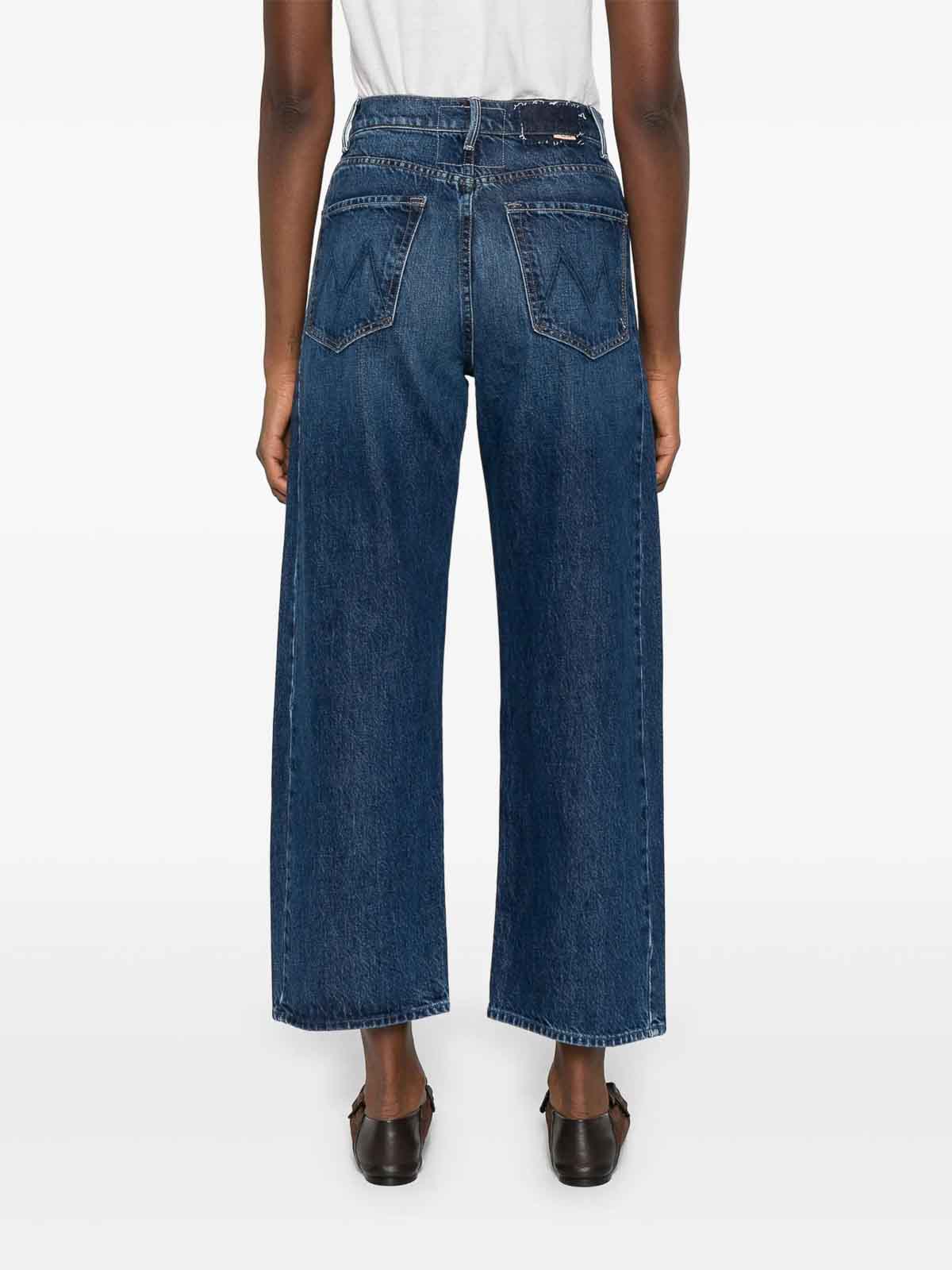 Mother The Half Pipe Ankle Jeans In Blue