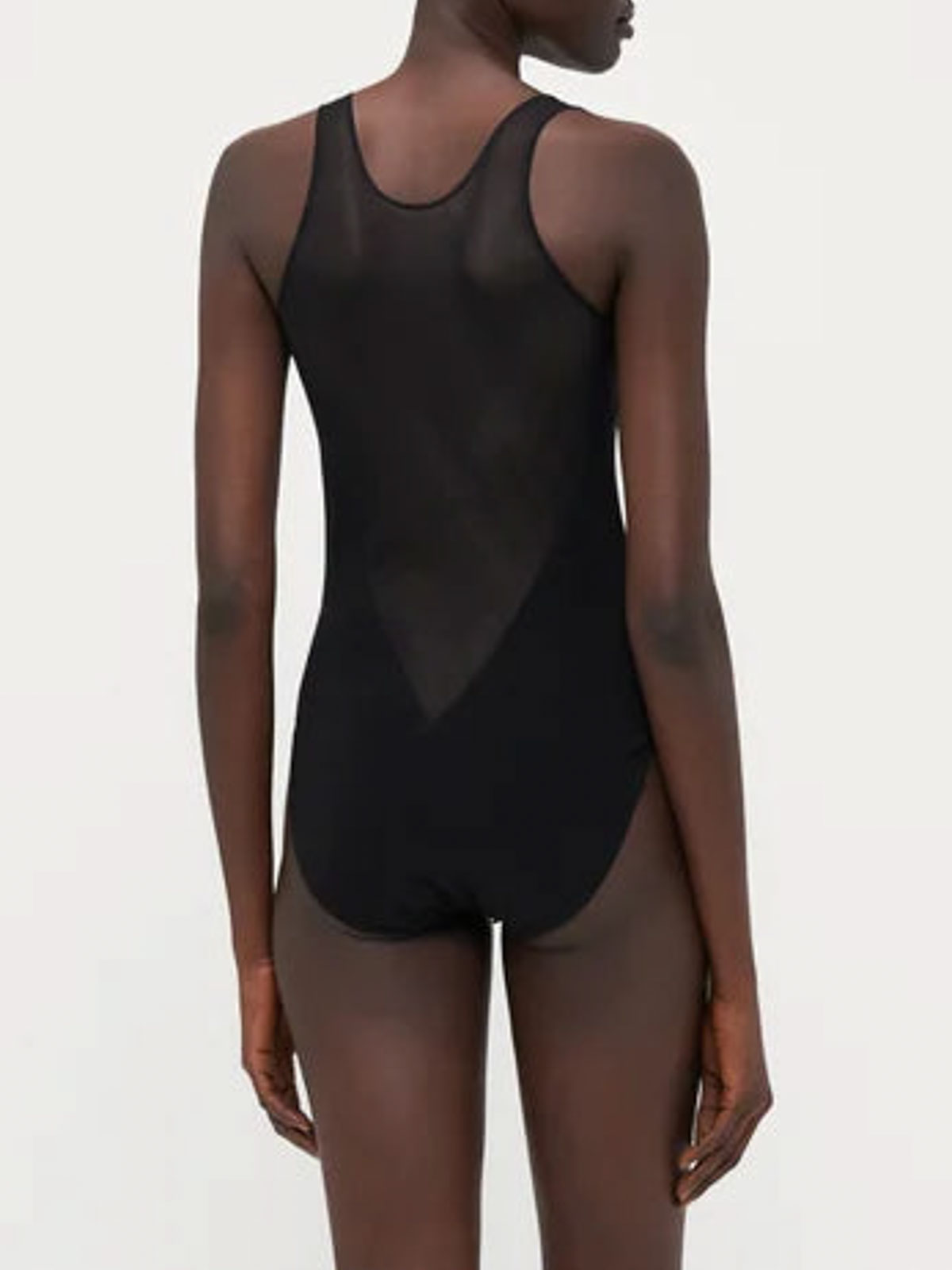 Norma Kamali Combo Mio One Piece Swimsuit In Black