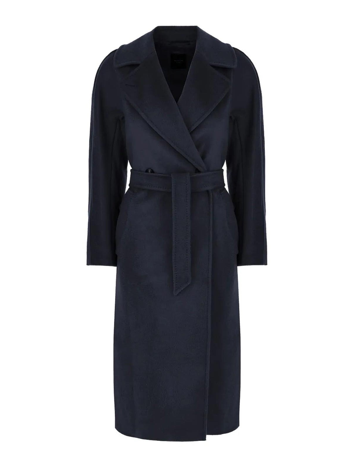 Weekend Max Mara Blue Resin Coat In Blue