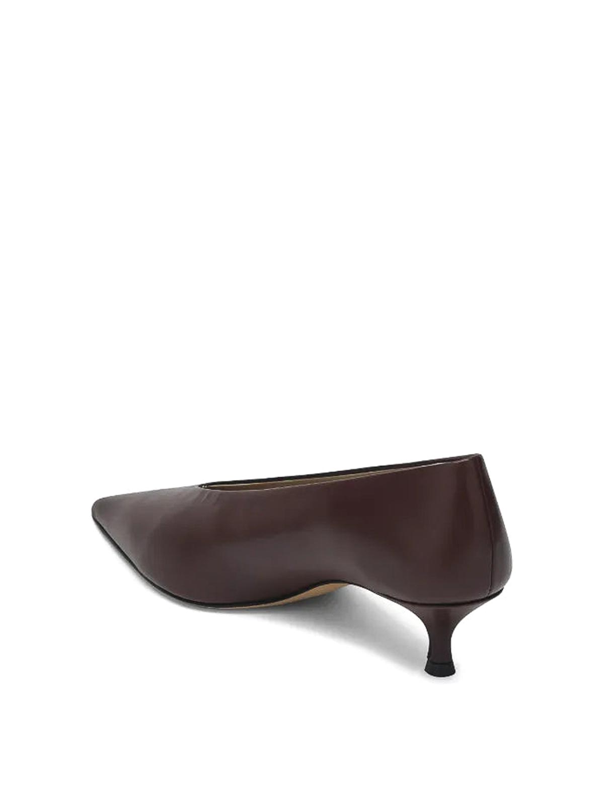 Le Monde Beryl Kitten Heel Pointed Toe Pumps In Burgundy