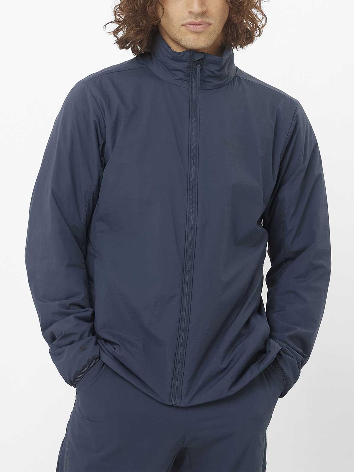 Salomon Mountain Flex Men's Jacket In Blue