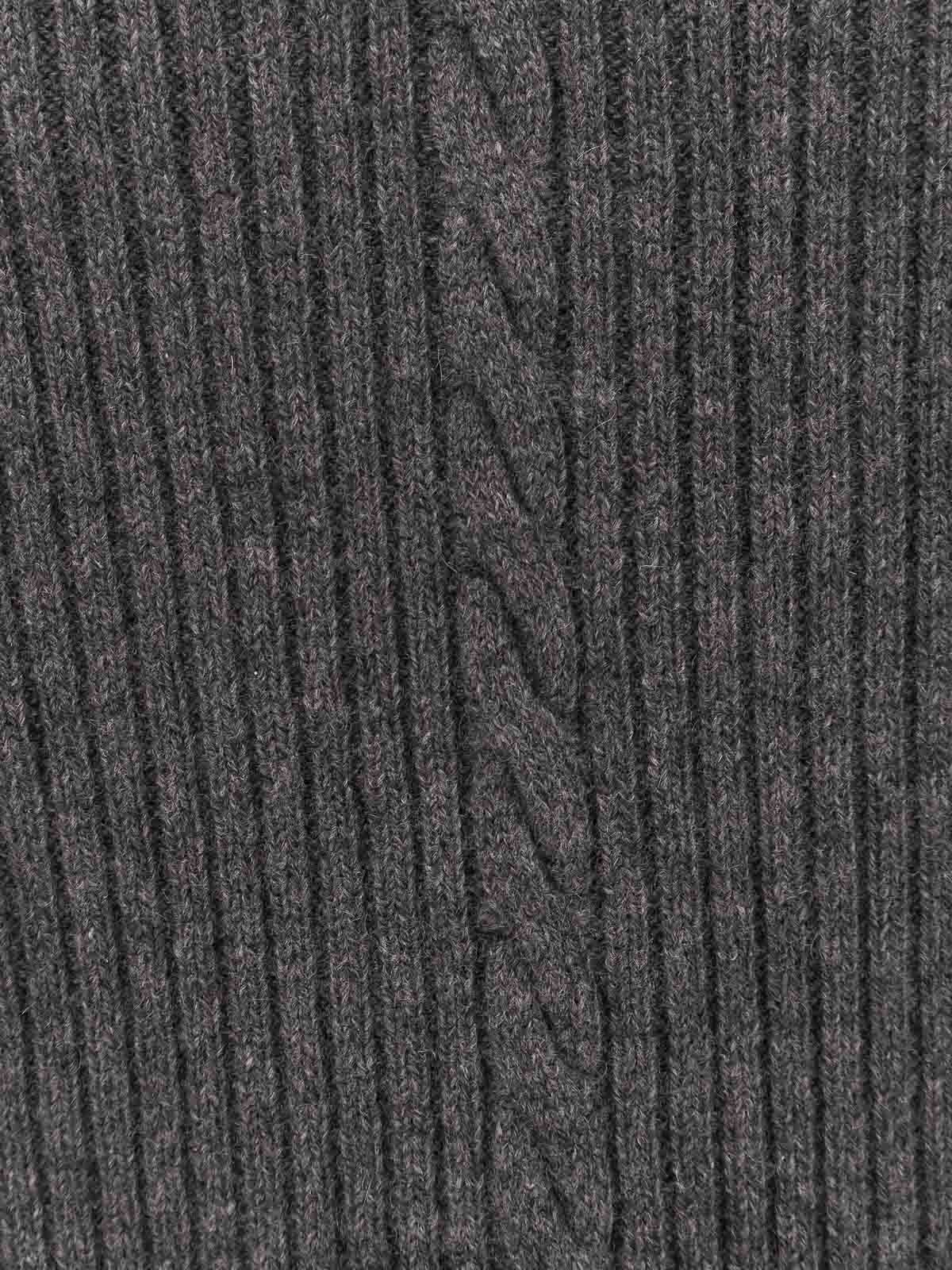 Enfants Riches Deprimes Cachemere Vest With Destroyed Effect In Gray