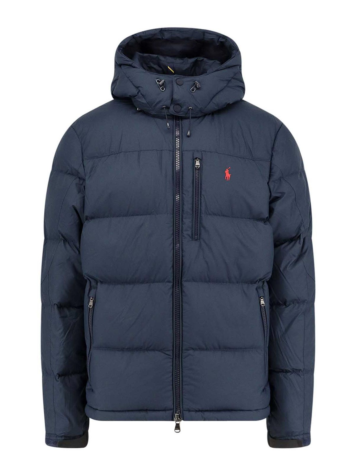 Polo Ralph Lauren Quilted Blue Bomber Jacket In Blue