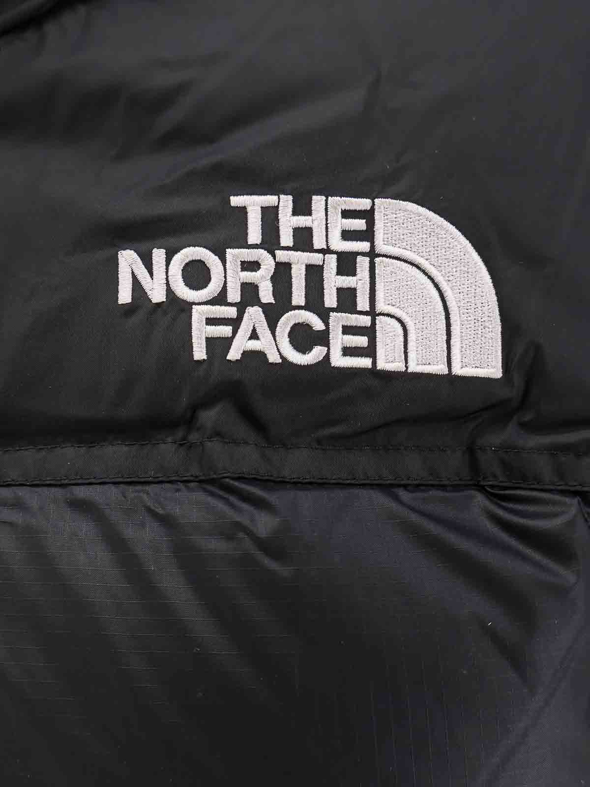 The North Face Quilted Jacket With High Collar And Long Sleeves In Blue
