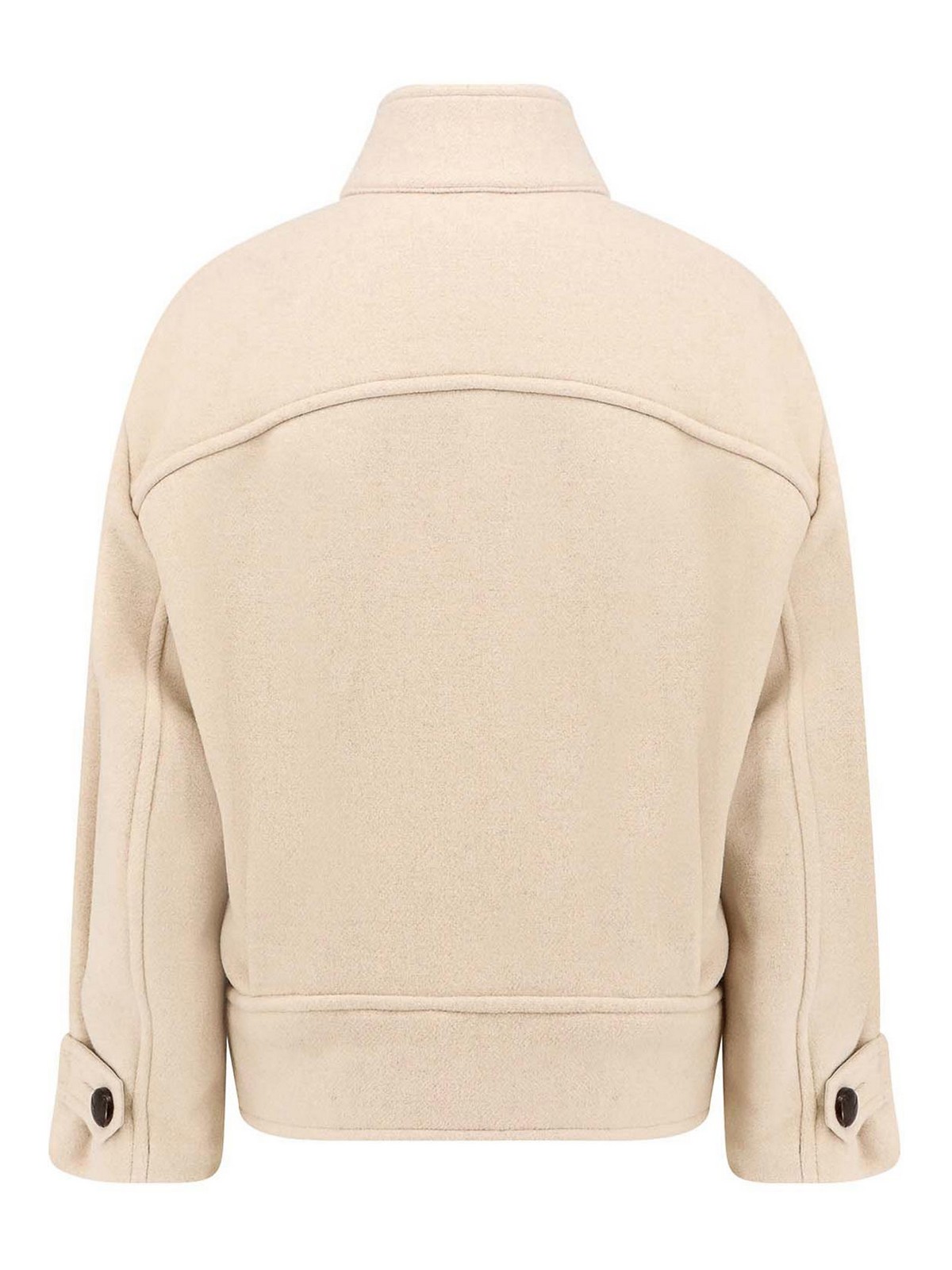 Isabel Marant Étoile Marant Etoile Women Hanis Wool Blend Jacket In Brown