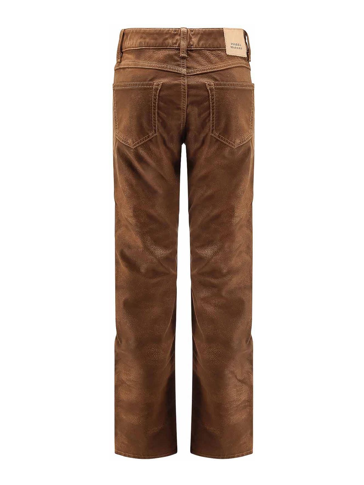 Isabel Marant Étoile Kelsie Trousers In Alternative Material In Brown