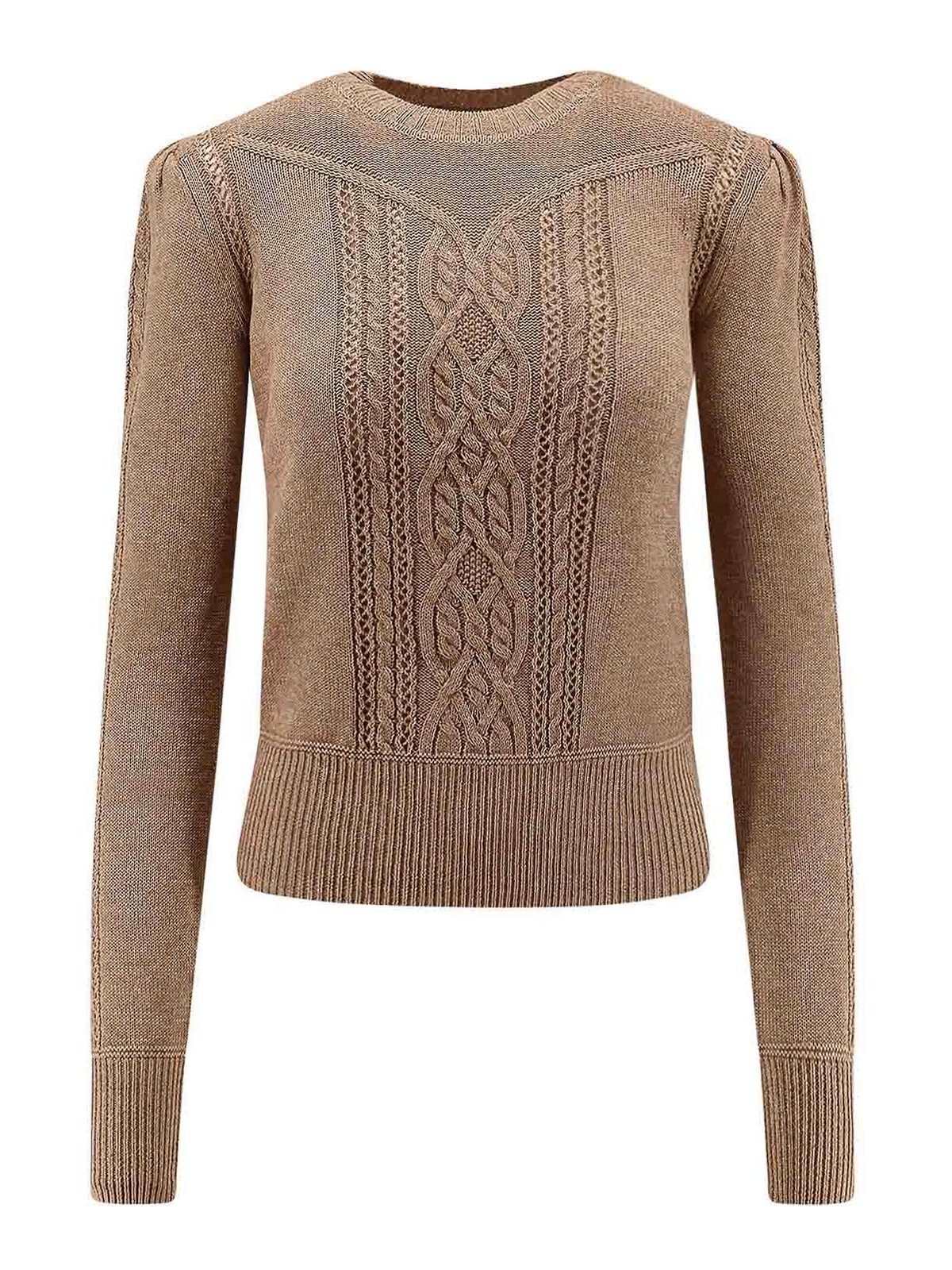 Isabel Marant Étoile Kelia Shirt In Cotton And Wool In Brown