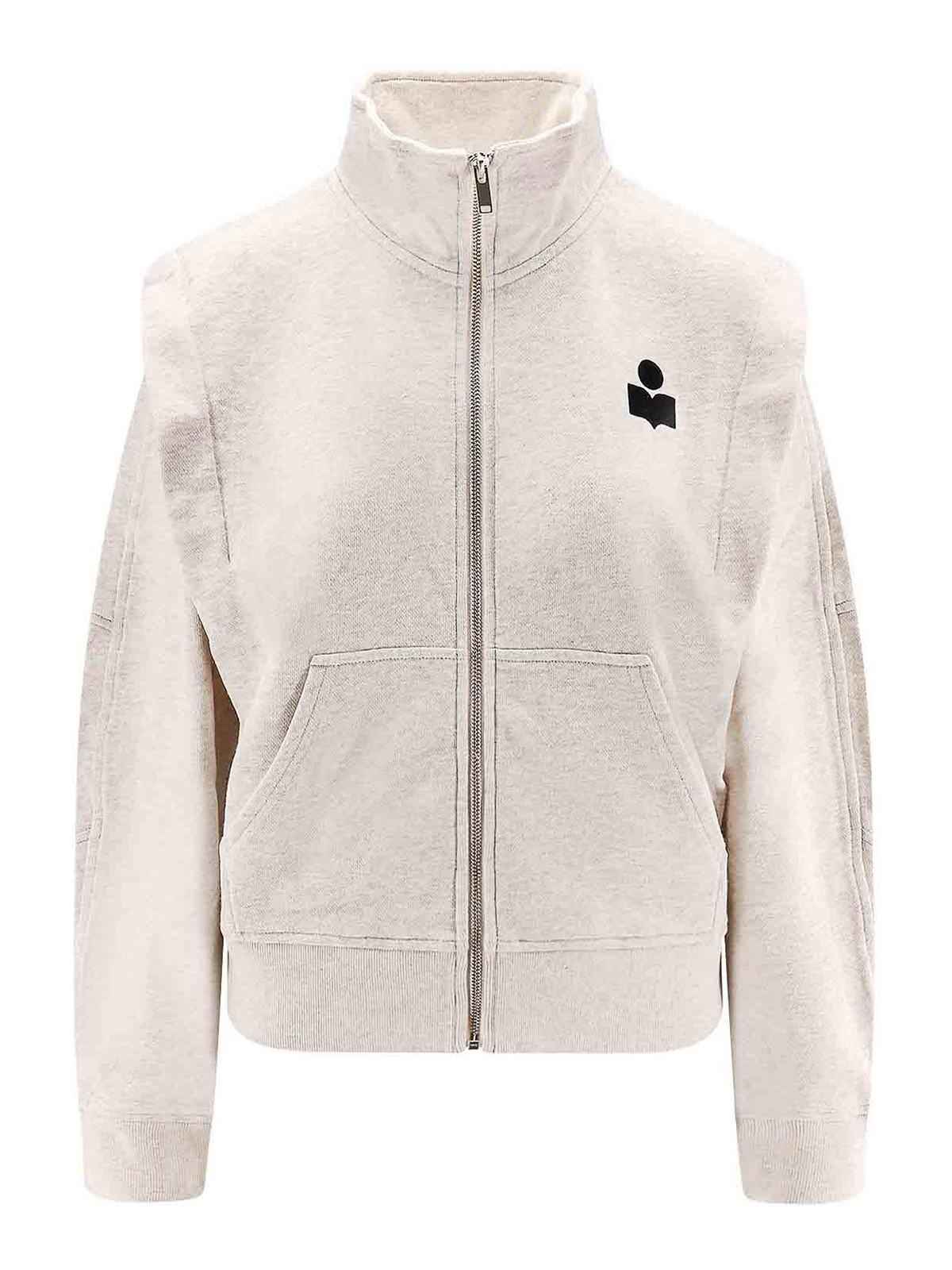 Isabel Marant Étoile Marant Etoile Women Organic Cotton Blend Sweatshirt In Gray
