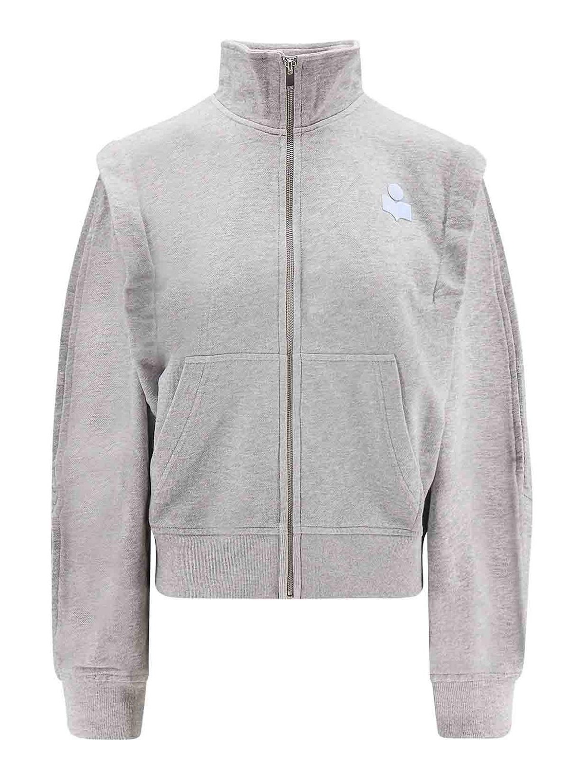 Isabel Marant Étoile Marant Etoile Women Organic Cotton Blend Sweatshirt In Gray