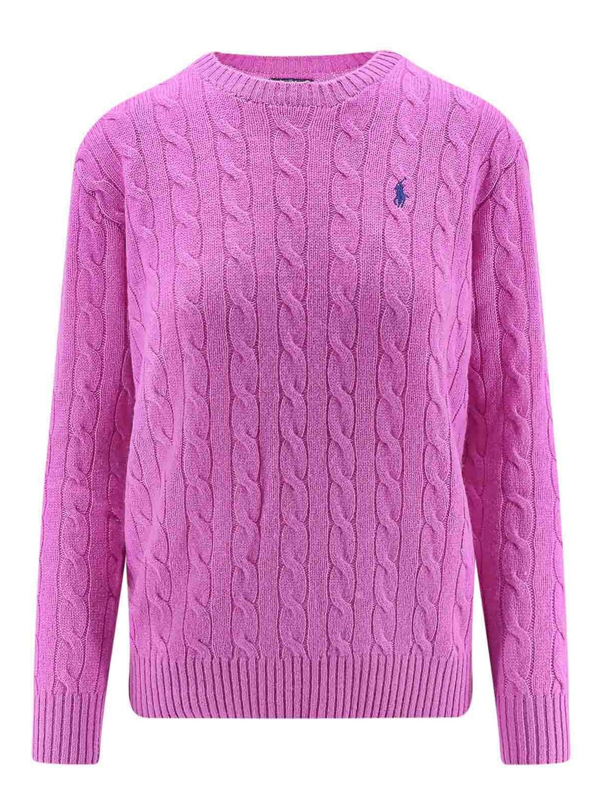 Polo Ralph Lauren Wool And Cashmere Shirt In Purple