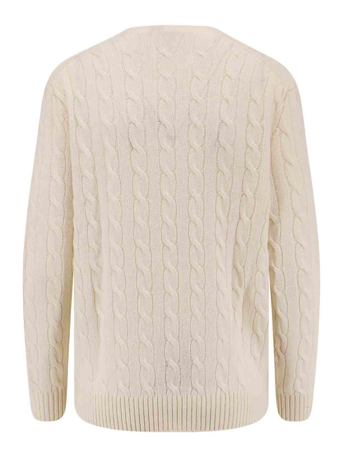 Polo Ralph Lauren Wool And Cashmere Shirt In Neutral