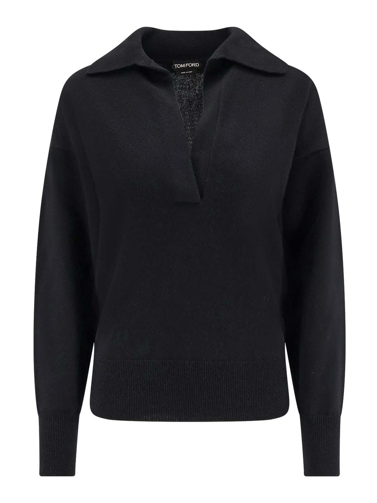 Tom Ford Poor Shirt In Cashmere In Black