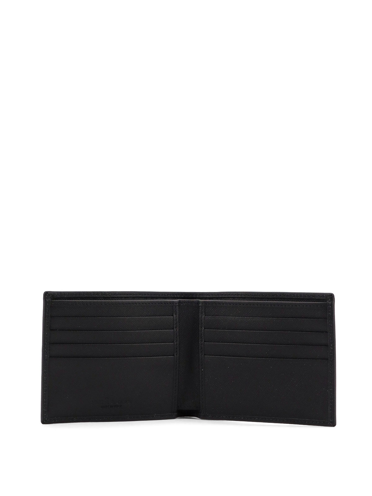 Kiton Leather Bifold Wallet In Black