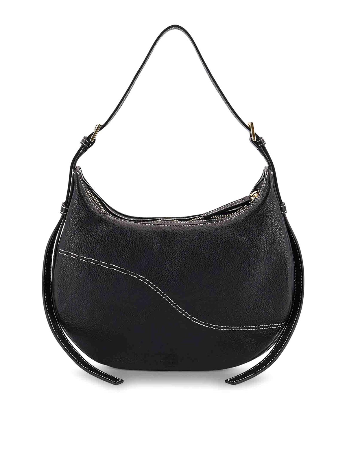 Atp Atelier Shoulder Bag For Leather For Leather In Black