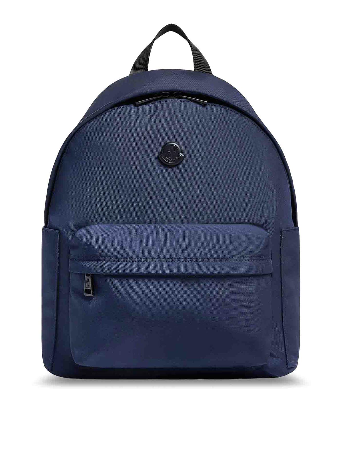 Moncler Men Blue New Pierrick Water-repellent Backpack In Multi