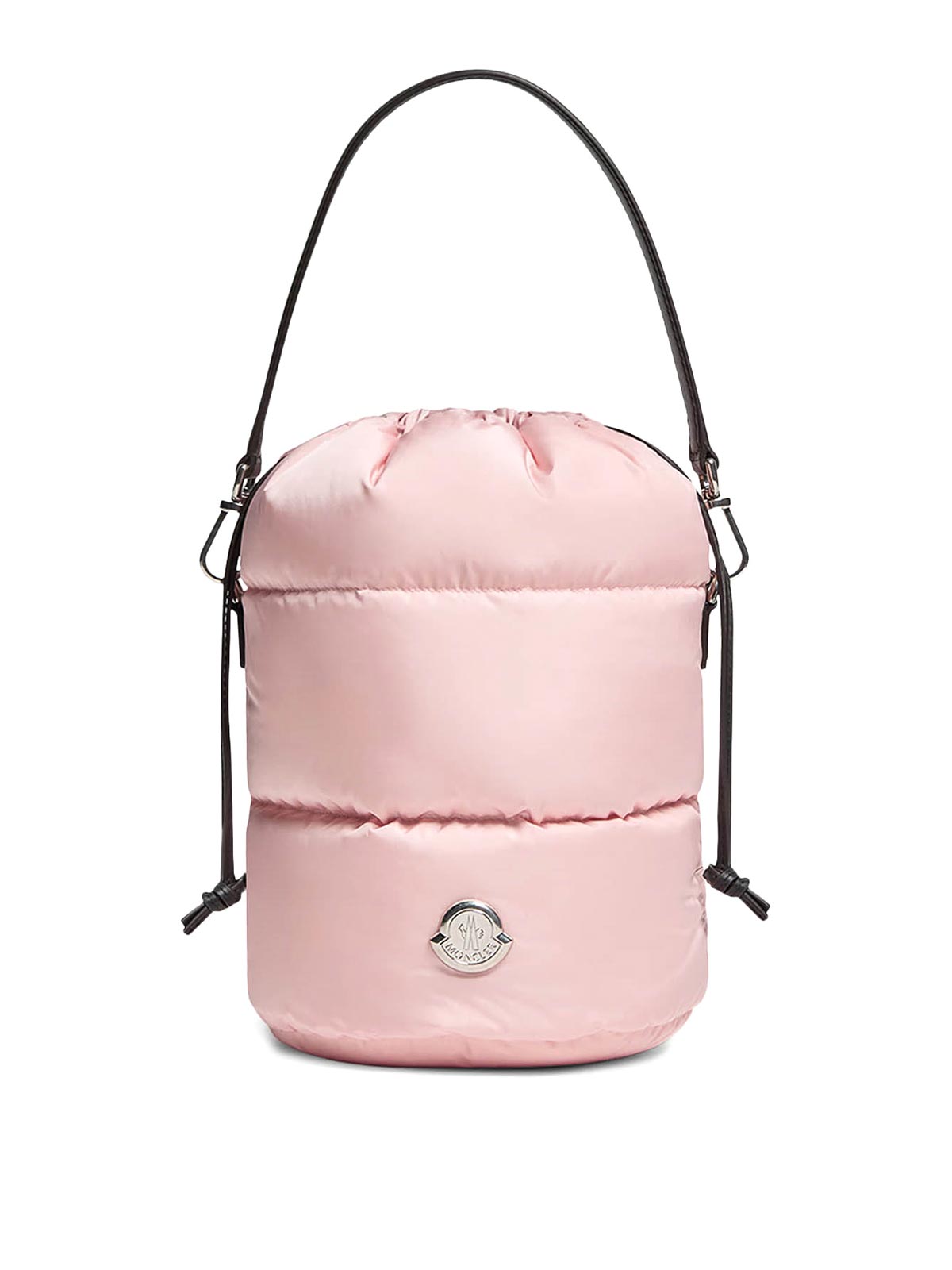 Moncler Caradoc Bucket In Nylon Bucket Bucket Bag In Nude