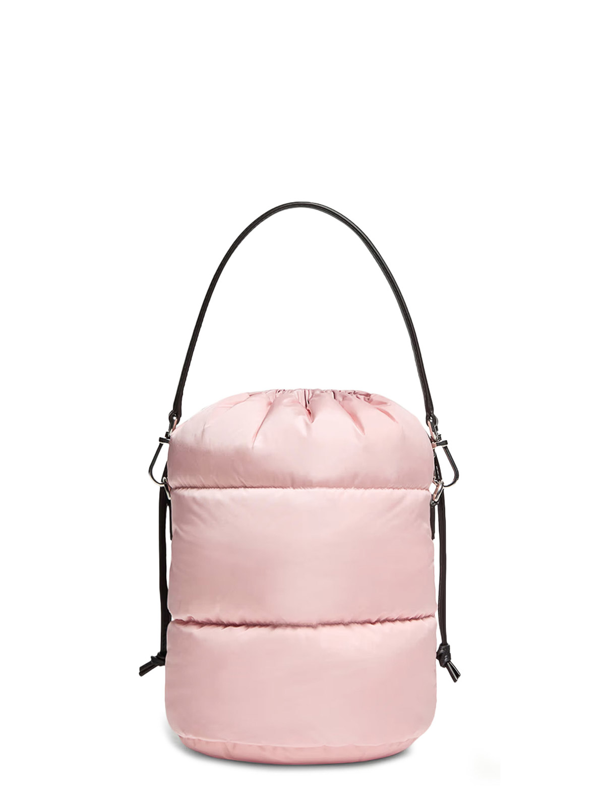 Moncler Caradoc Bucket In Nylon Bucket Bucket Bag In Nude