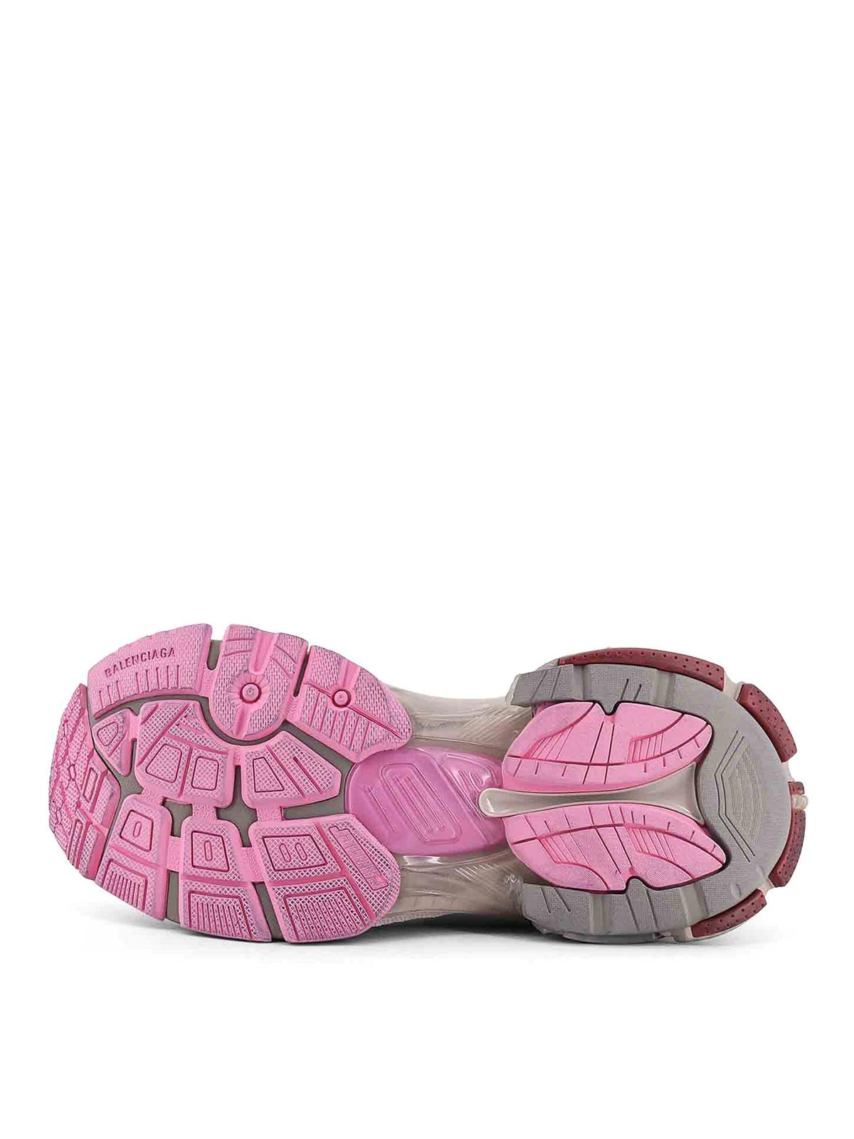 Balenciaga Women Runner 2 Nylon Low-top Sneakers With Leather Inserts In Sand