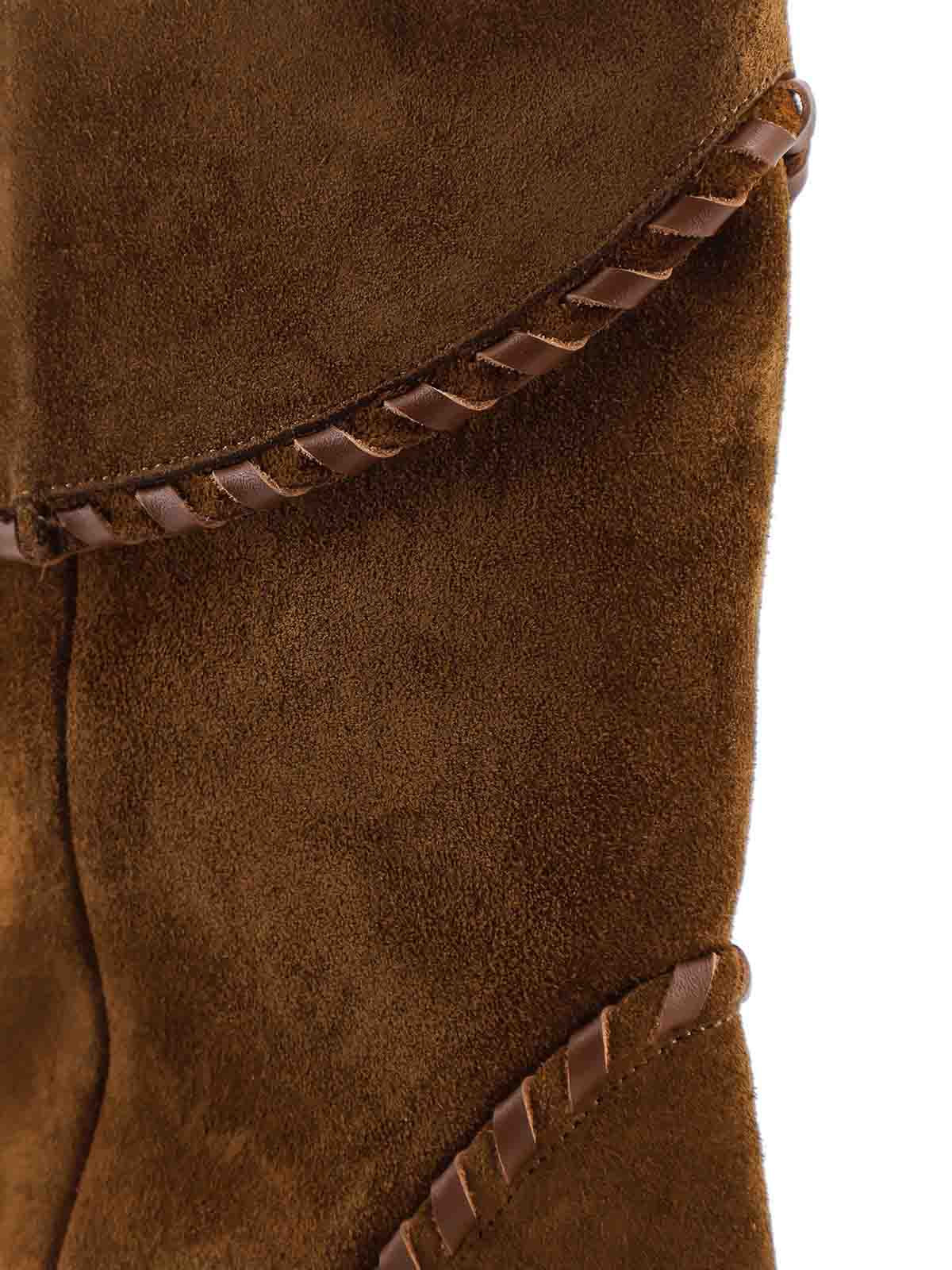 Isabel Marant Edoa Boots In Suede In Brown