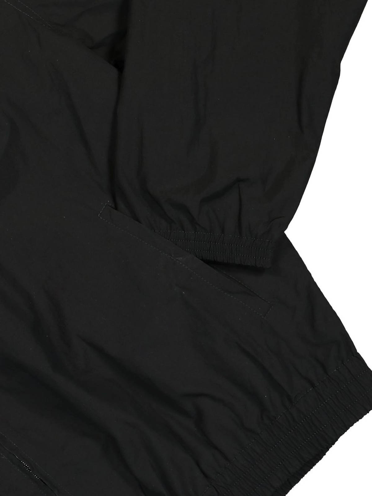 Marine Serre Moon Nylon Track Jacket In Black