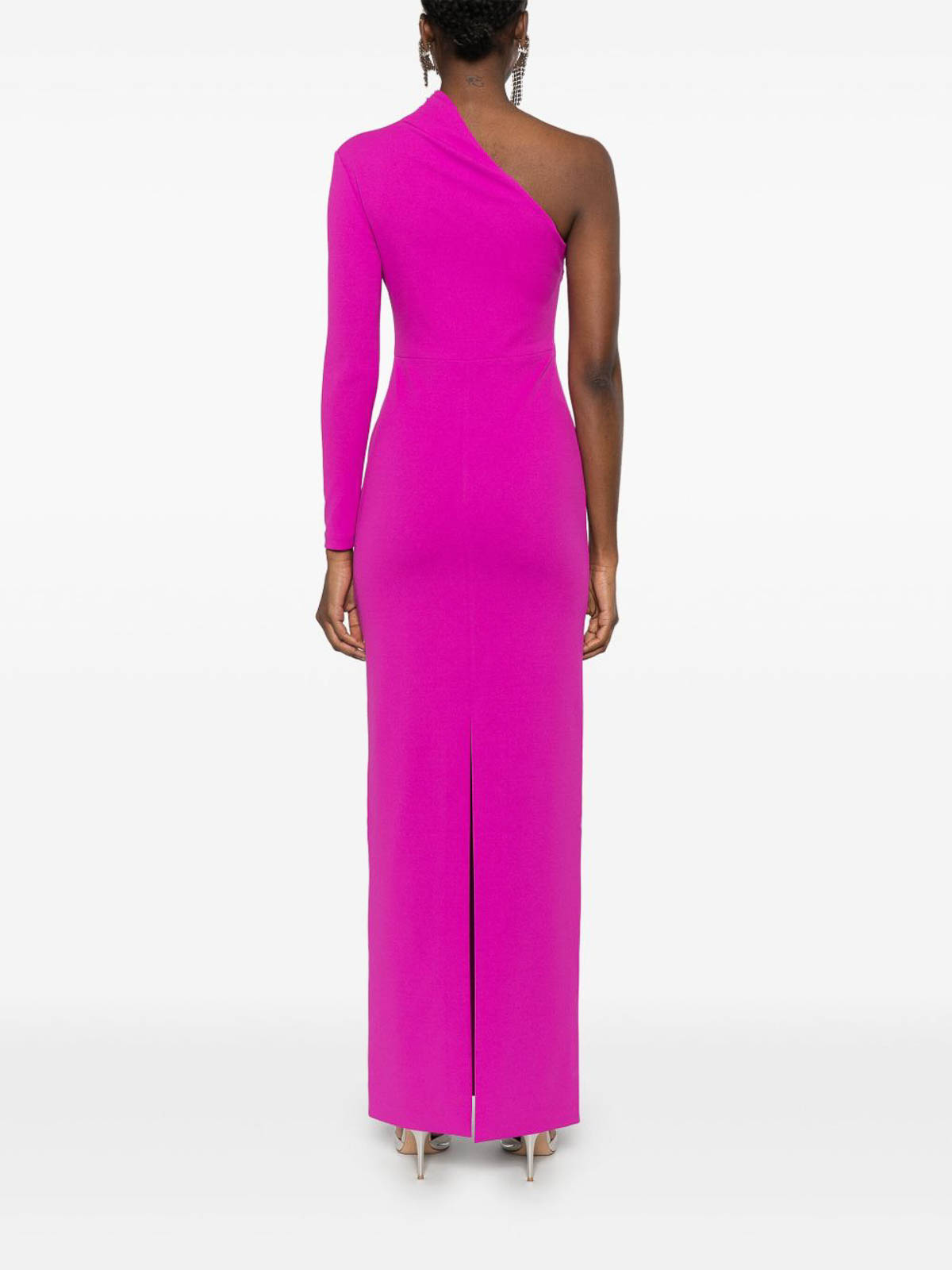 Solace London Joana Long Dress In Pink