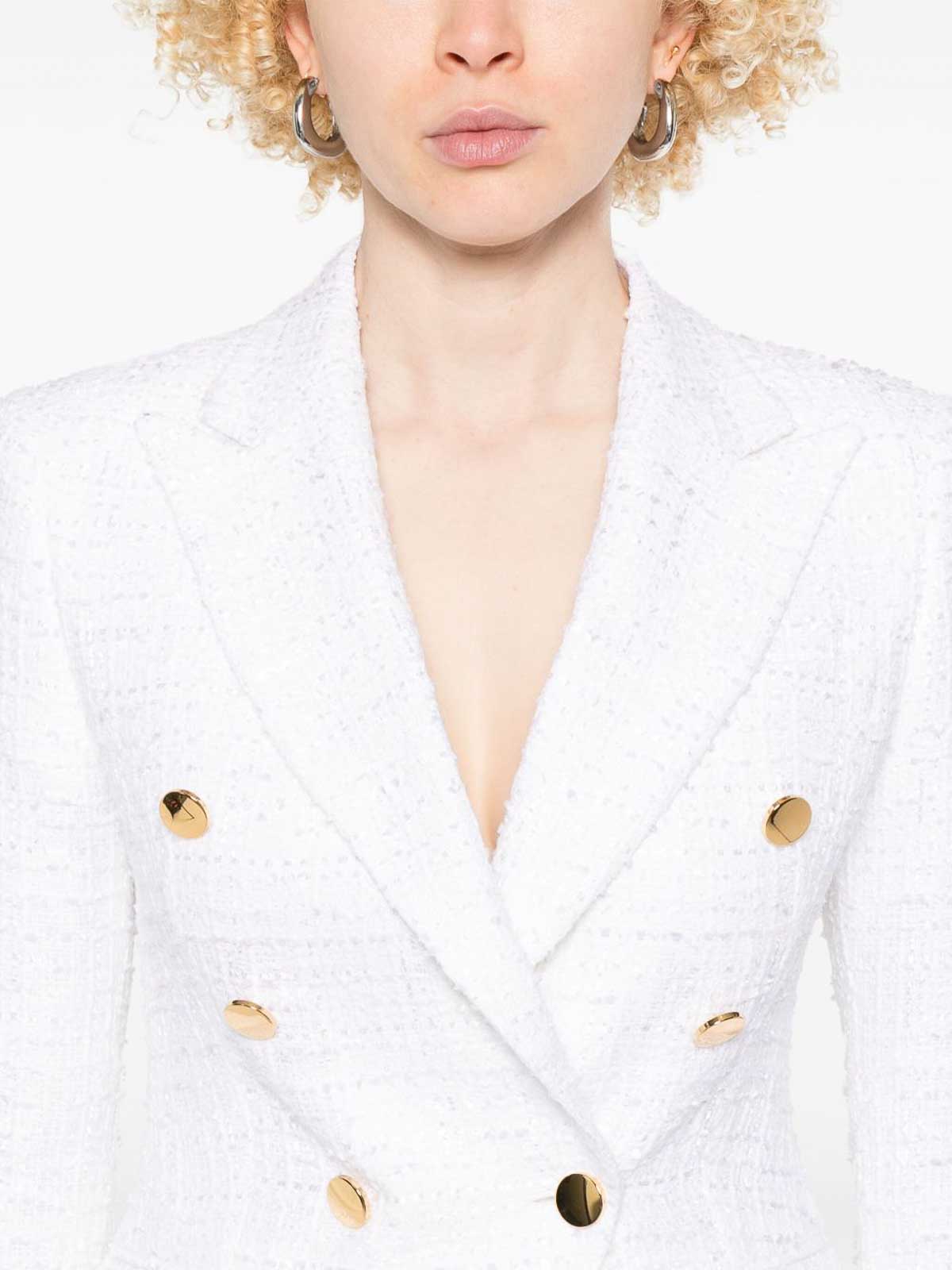 Tagliatore Cotton Single-breasted Jacket In White