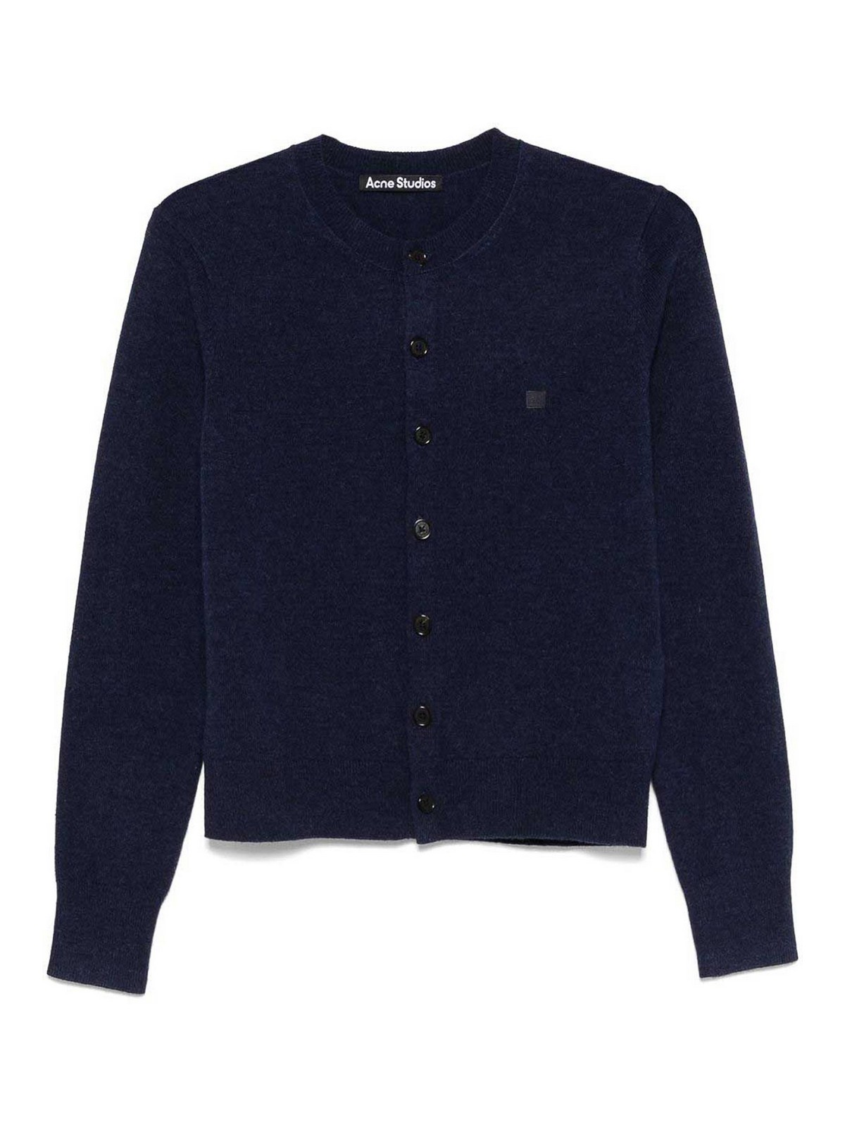 Acne Studios Wool Cardigan In Black