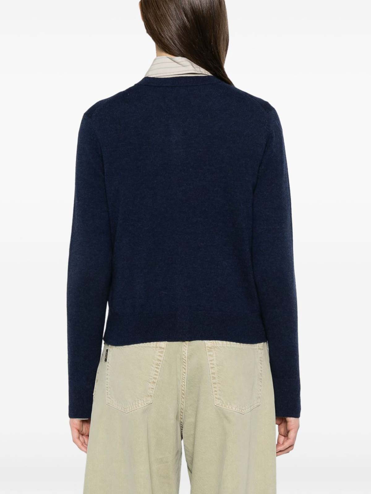 Acne Studios Wool Cardigan In Black