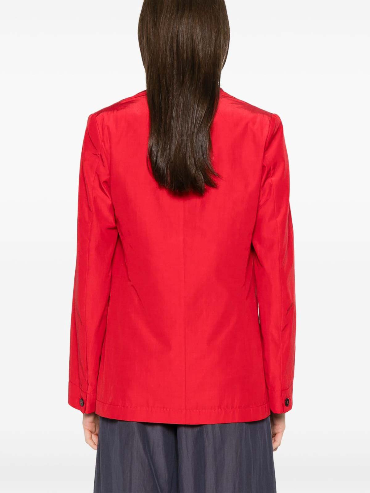 Forte Forte Single-breasted Blazer Jacket In Red