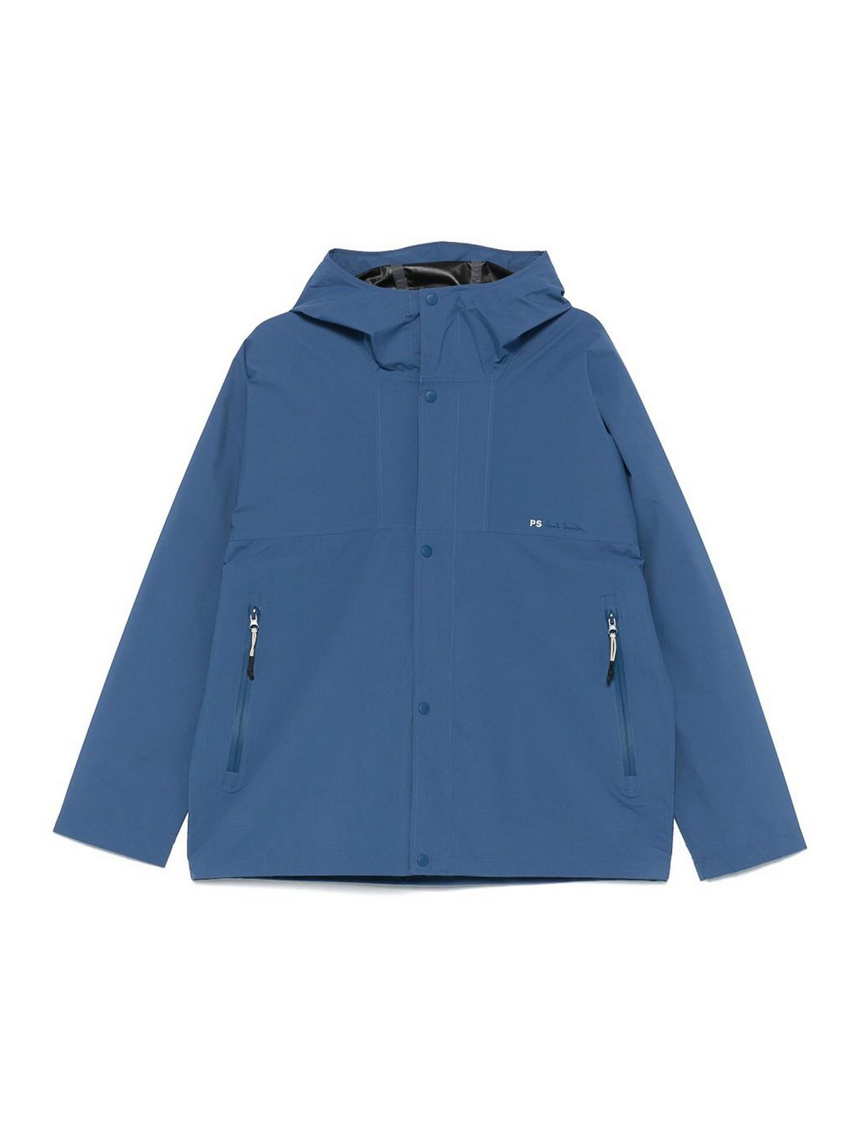 Ps By Paul Smith Ps Paul Smith Hooded Blouson Jacket In Blue