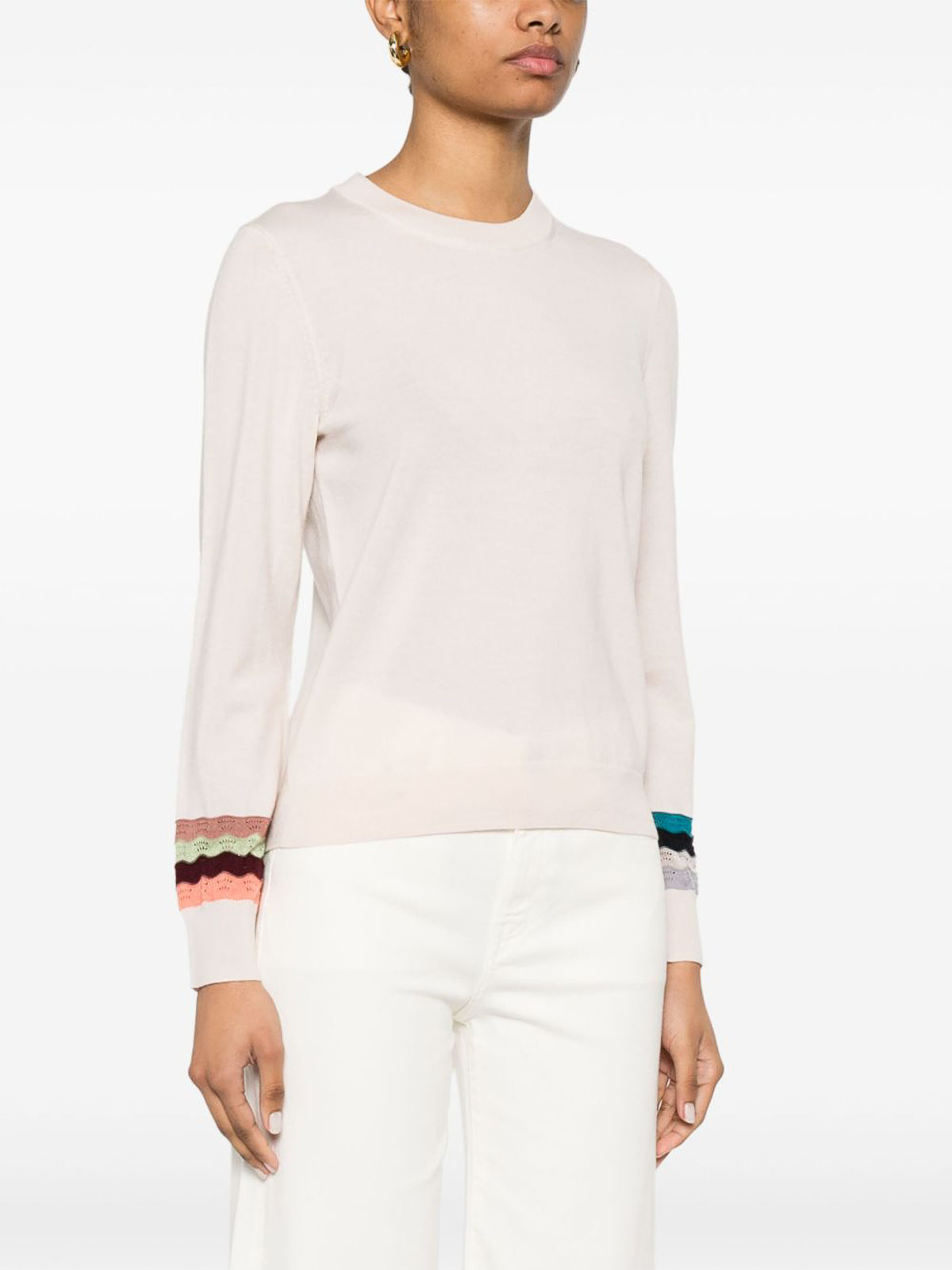 Ps By Paul Smith Ps Paul Smith Wool Crewneck Sweater In Pink