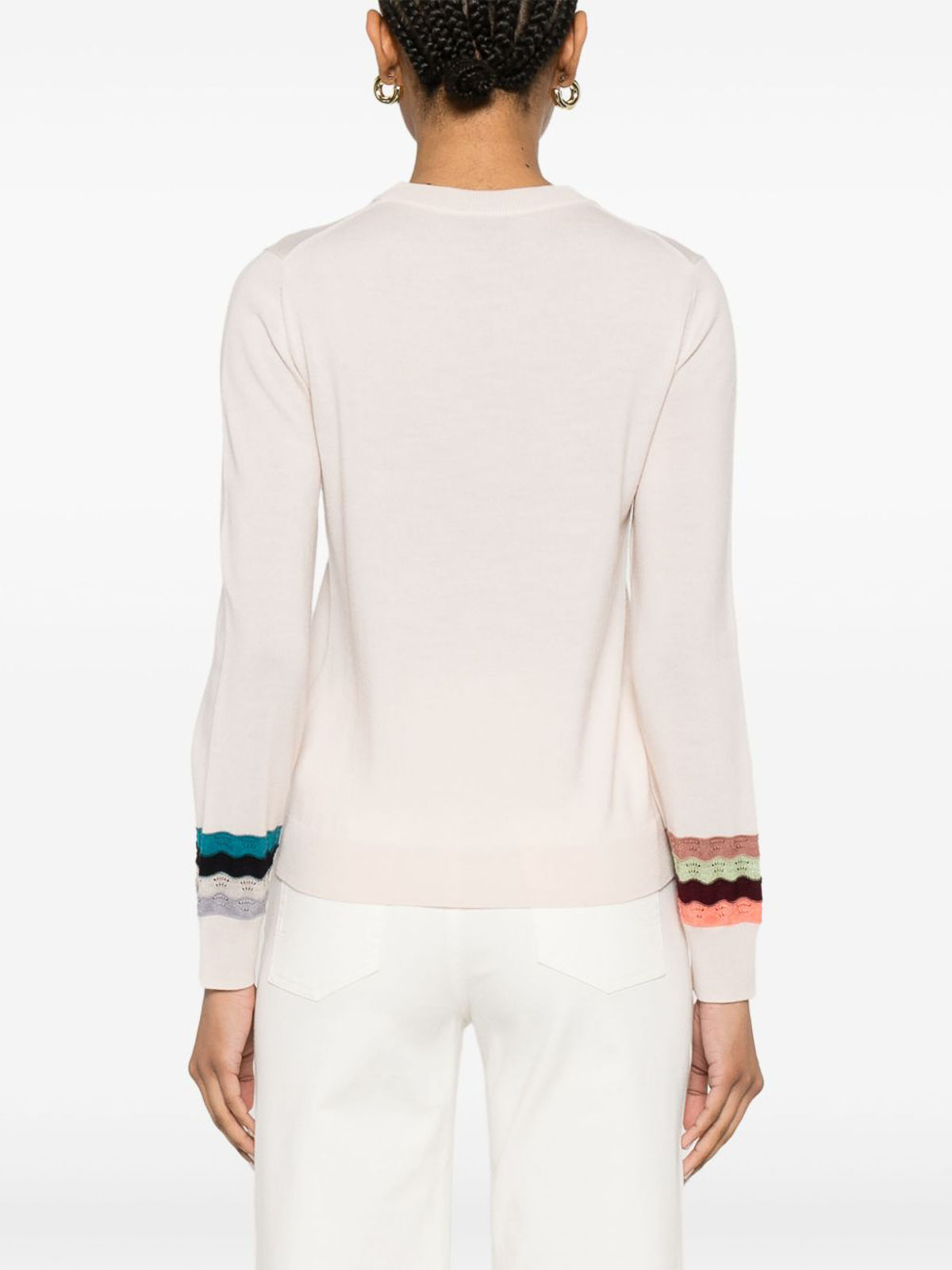 Ps By Paul Smith Ps Paul Smith Wool Crewneck Sweater In Pink