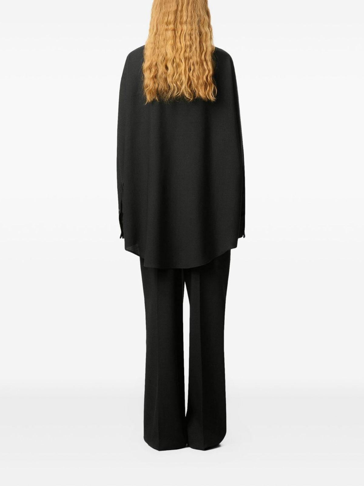 Ami Alexandre Mattiussi Ami Paris Men Bandana Wool Blouse In Black