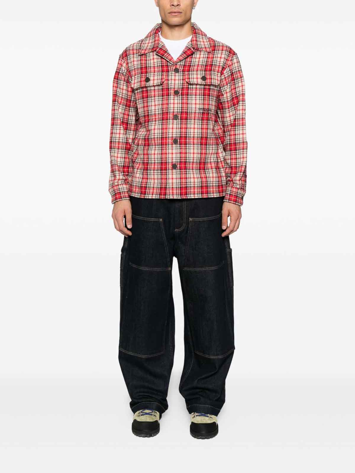Emporio Armani Cargo Denim Jeans In Black