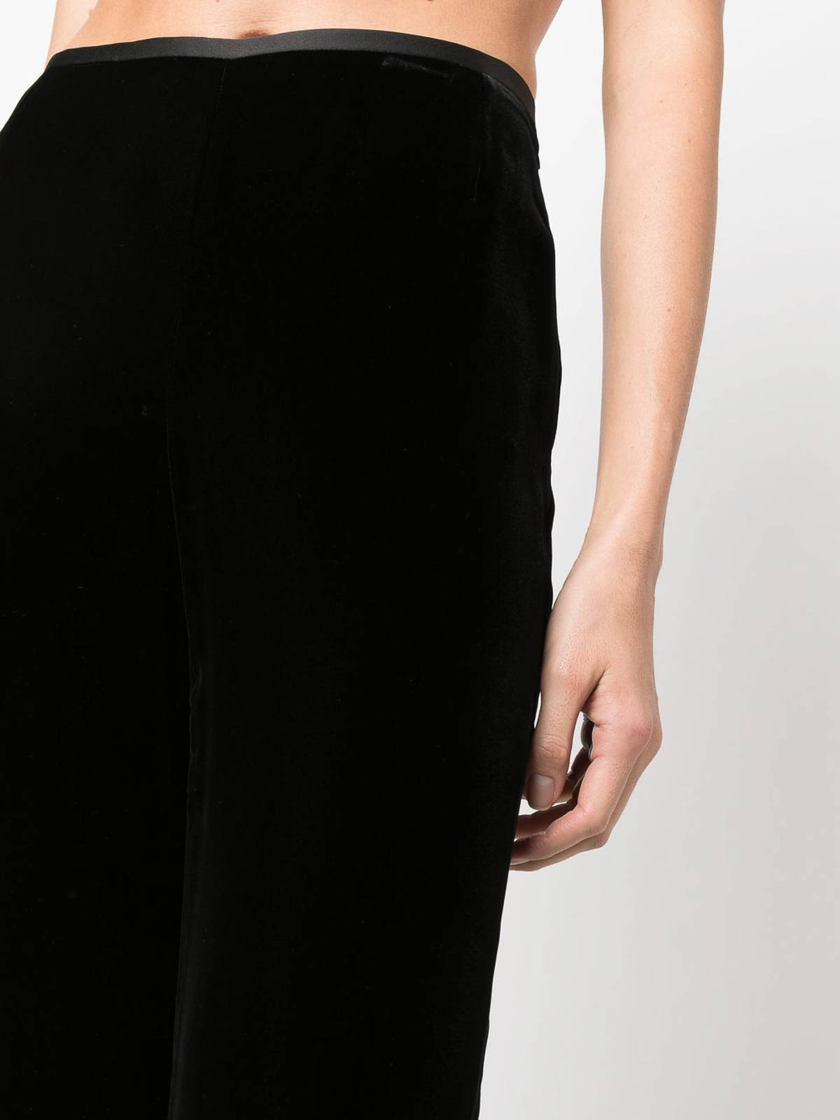 Emporio Armani Wide-leg Trousers In Animal Print