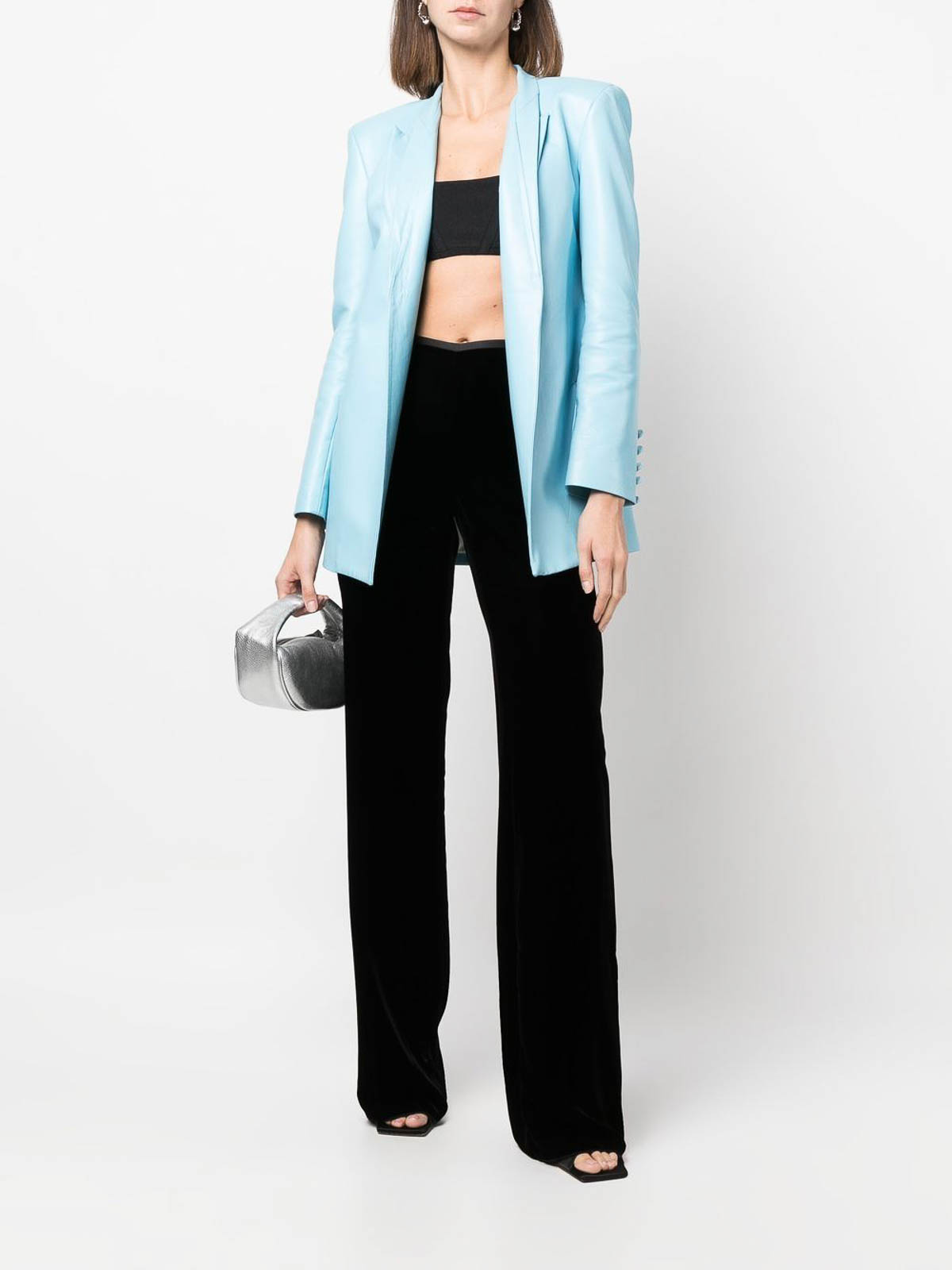 Emporio Armani Wide-leg Trousers In Animal Print