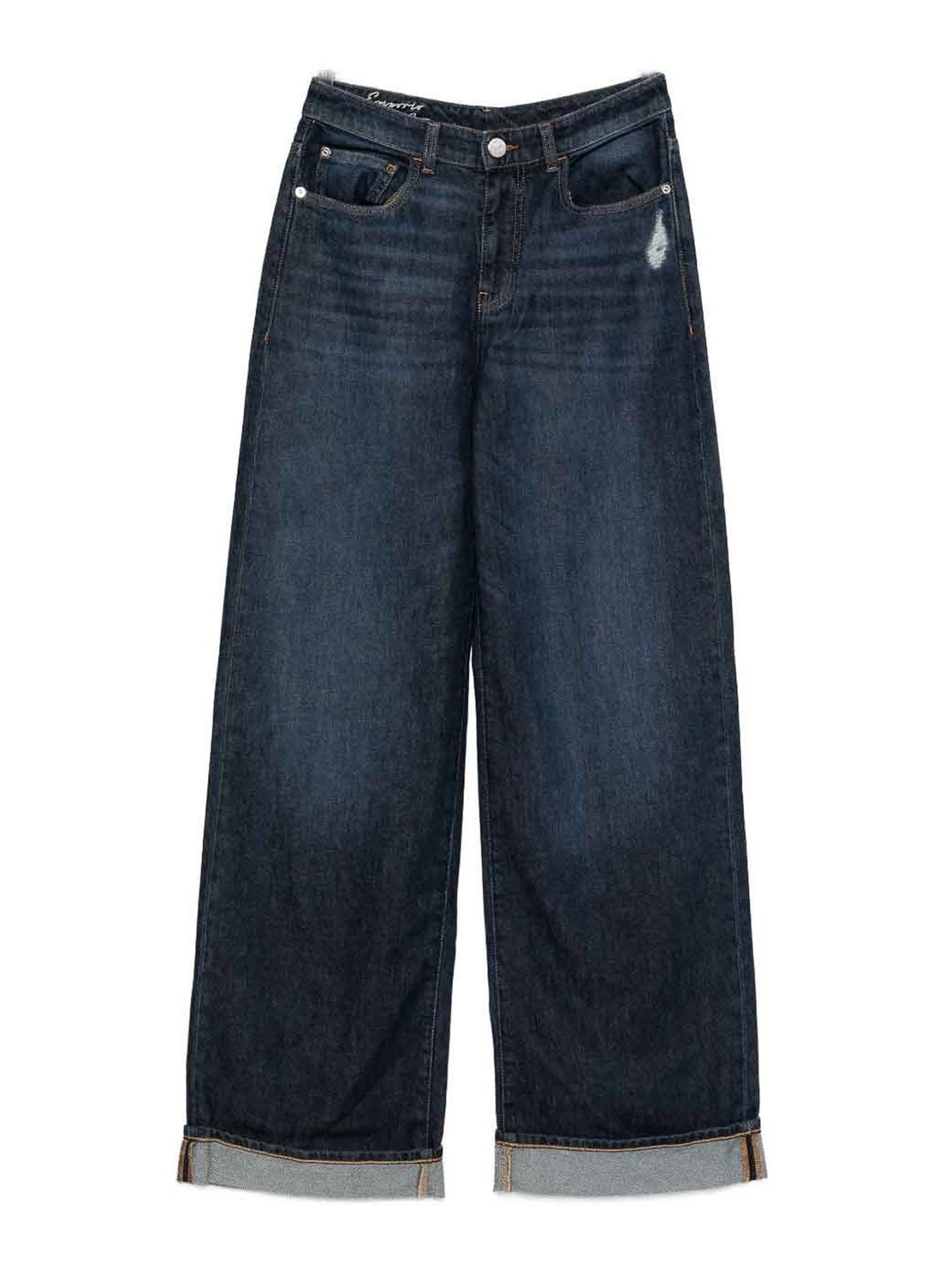 Emporio Armani Blue Clothing Essential Jeans In Blue