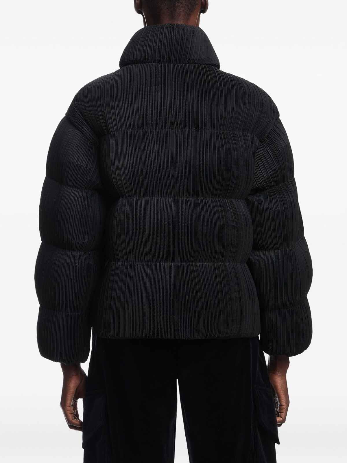 Emporio Armani Short Down Jacket In Black