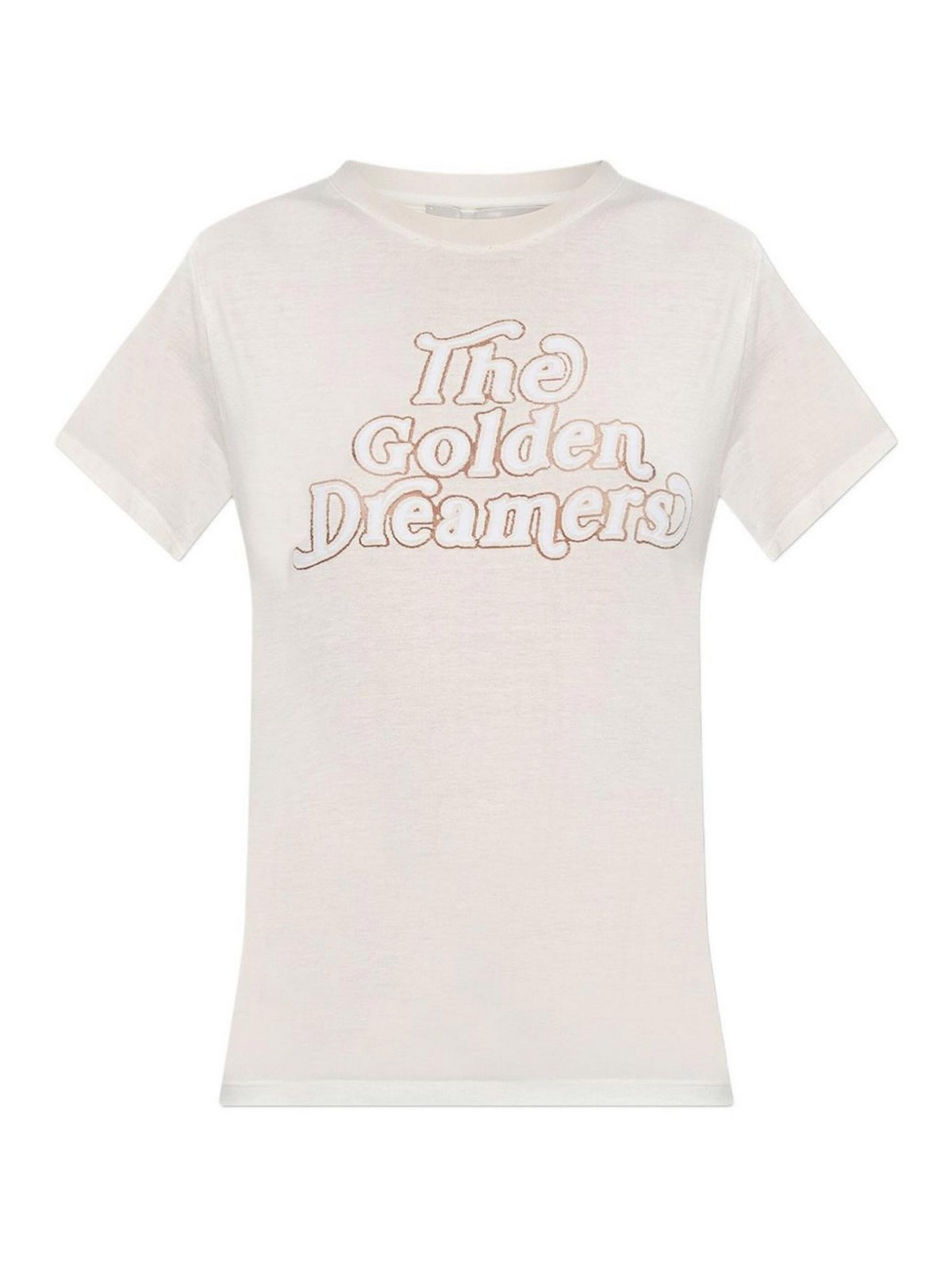 Golden Goose T-shirt The Golden Dreamers Bianca In White