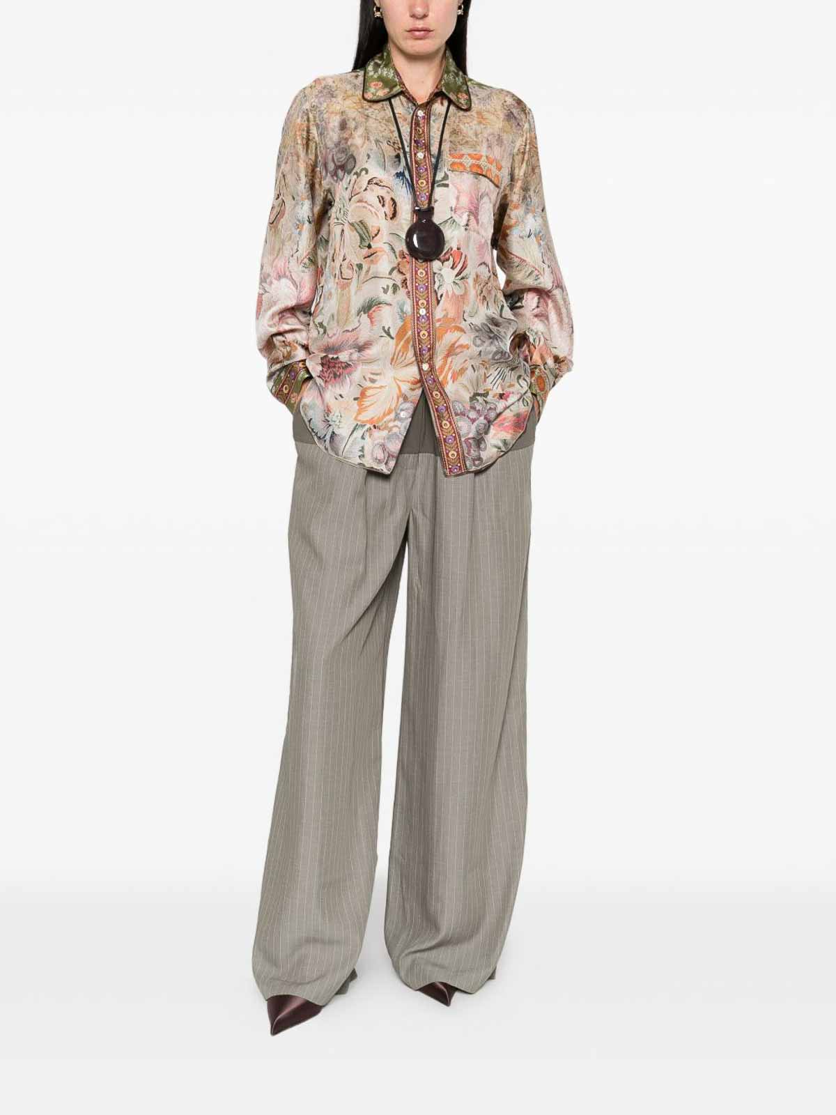 Pierre-louis Mascia Tapestry Style Shirt In Pink
