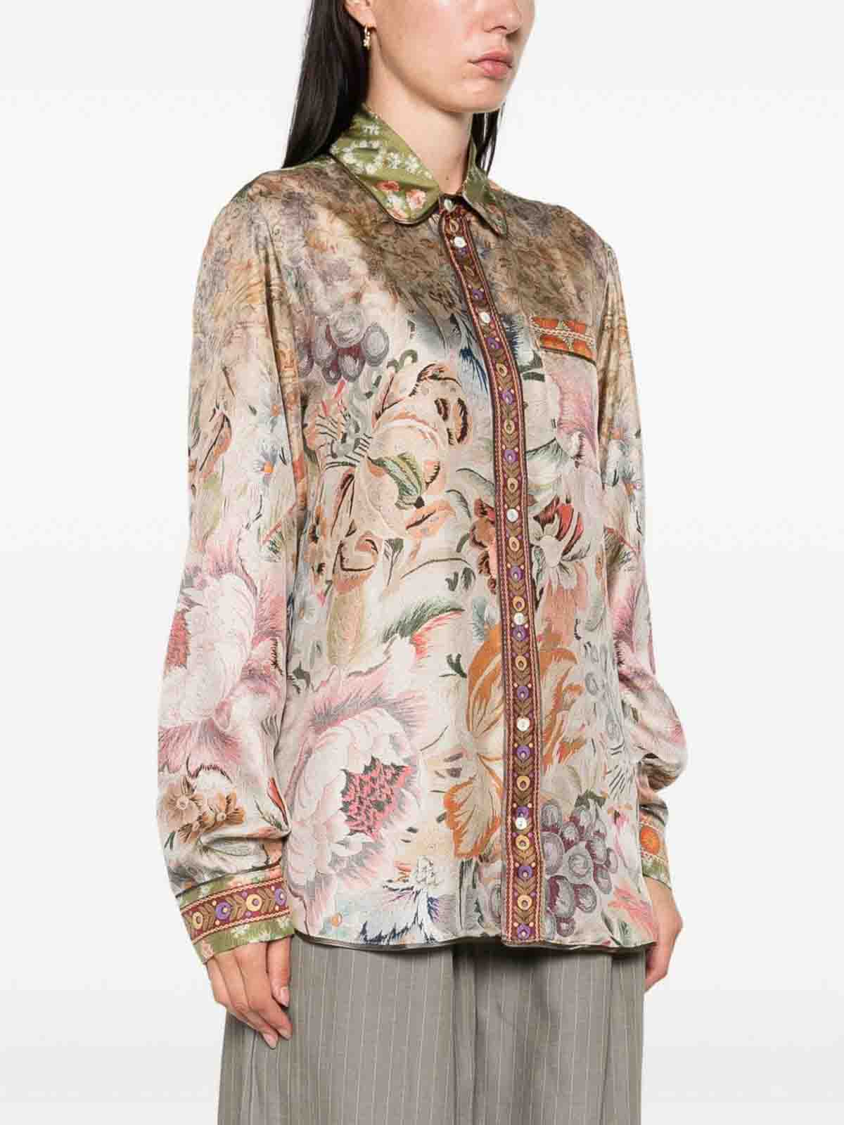 Pierre-louis Mascia Tapestry Style Shirt In Pink