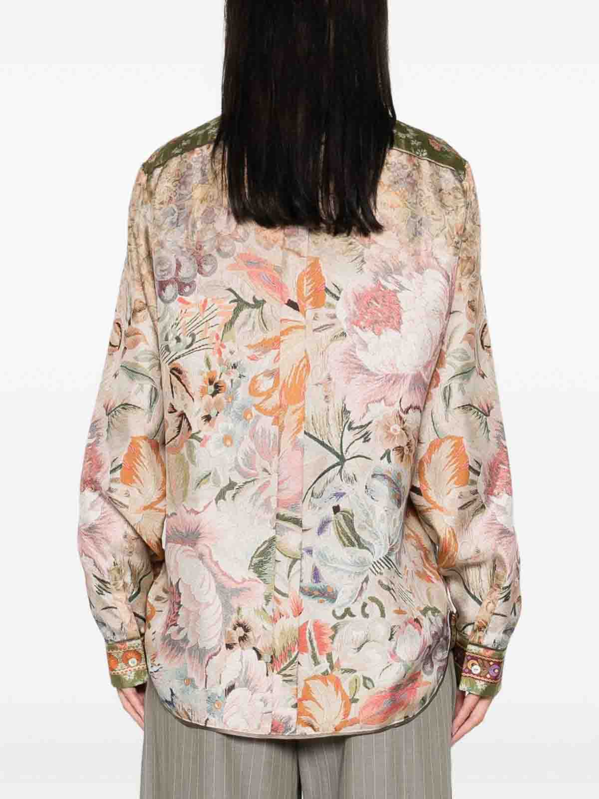 Pierre-louis Mascia Tapestry Style Shirt In Pink