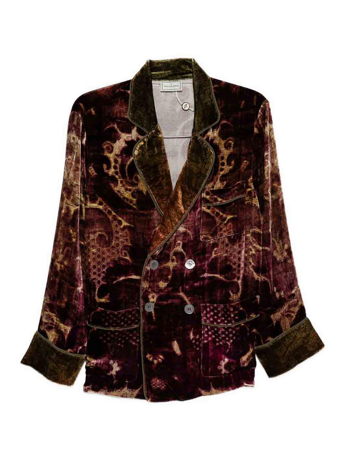 Pierre-louis Mascia Pierre Louis Mascia Double-breasted Jacket In Red
