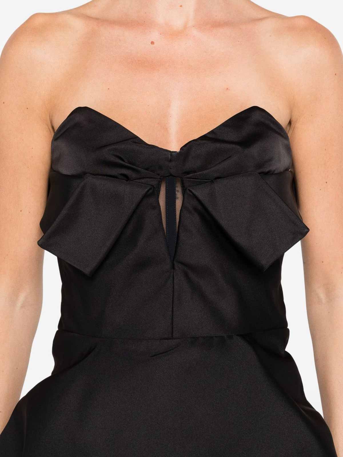 Alexander Mcqueen Strapless Corset Top In Black