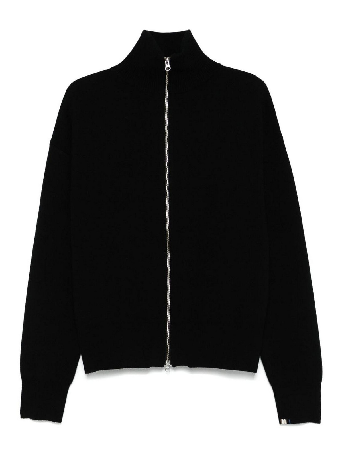 Extreme Cashmere Xtra Out Zip-front Cardigan In Black