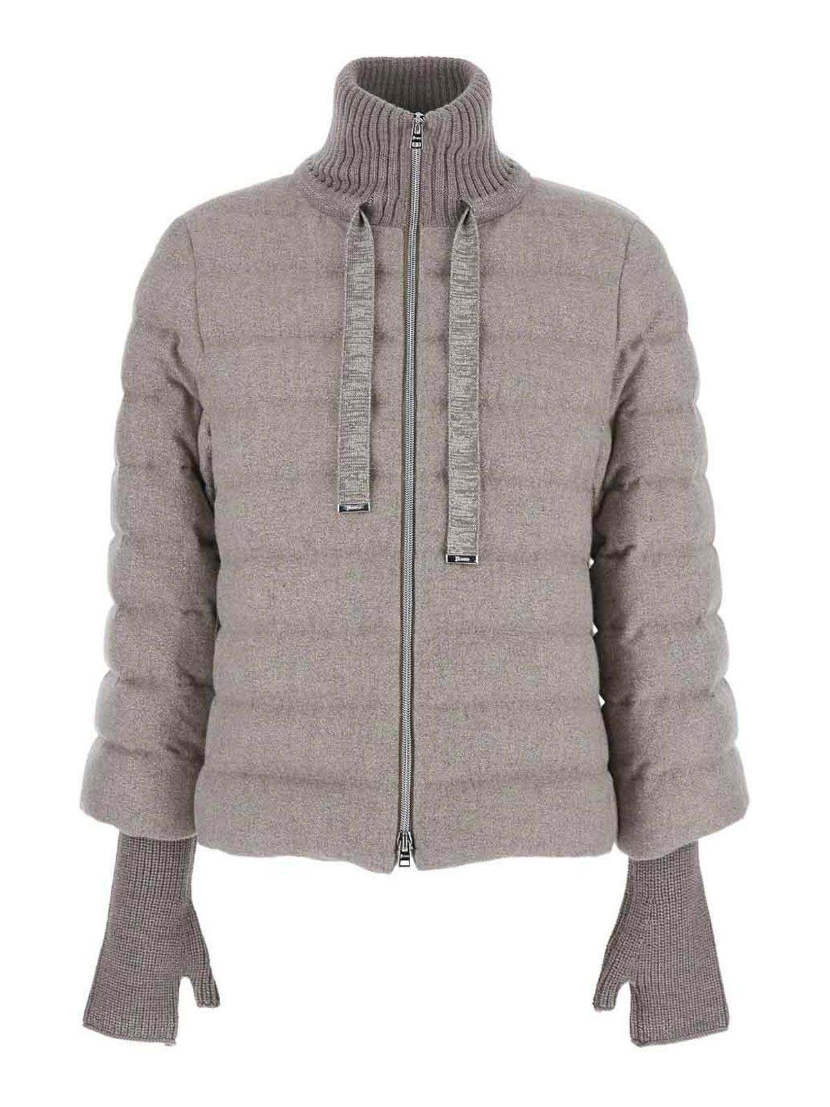 Herno Powder Polyamide Jackets In Pink